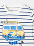 LC Waikiki Crew Neck Short Sleeve Printed Baby Boy T-Shirt and Shorts 2-Piece Set
